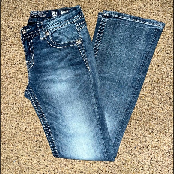 Miss Me boot cut jeans sz 26 - Picture 2 of 9